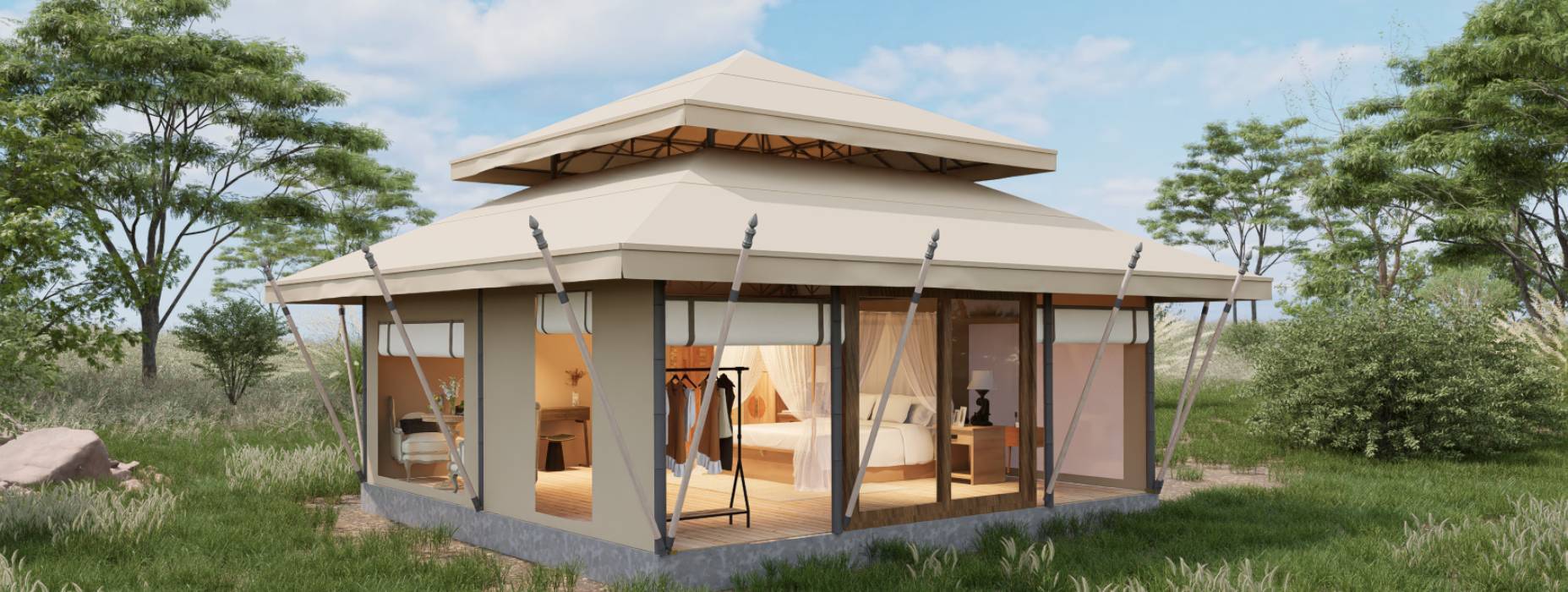 市南区户外野奢帐篷